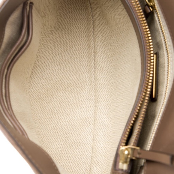 Tory Burch Leather Shoulder Quilted Bag Chain Neutral adjustable strap - Picture 6 of 7